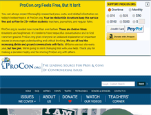 Tablet Screenshot of abortion.procon.org