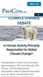 Mobile Screenshot of climatechange.procon.org
