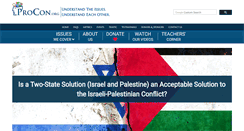 Desktop Screenshot of israelipalestinian.procon.org