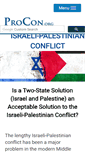 Mobile Screenshot of israelipalestinian.procon.org