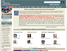 Tablet Screenshot of 2008election.procon.org