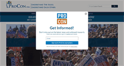 Desktop Screenshot of clinton.procon.org