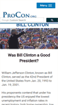 Mobile Screenshot of clinton.procon.org