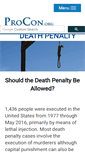 Mobile Screenshot of deathpenalty.procon.org