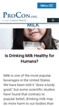 Mobile Screenshot of milk.procon.org