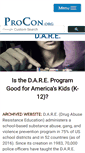 Mobile Screenshot of dare.procon.org