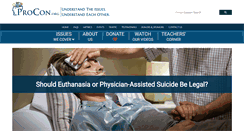 Desktop Screenshot of euthanasia.procon.org